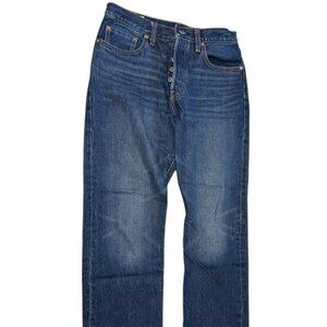 Levi's 501 medium wash size 27 short inseam raw hem